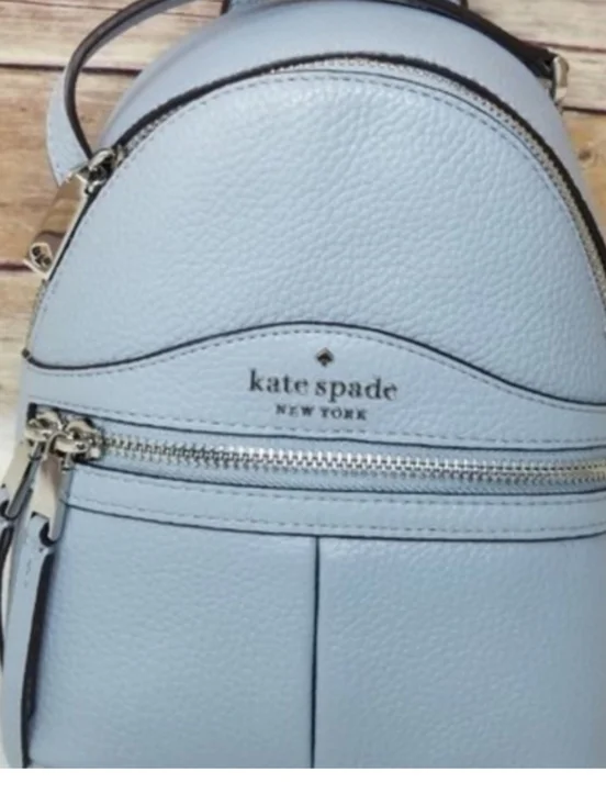 Kate Spade Karina Mini Convertible Backpack Blue Frosted - Picture 5 of 10